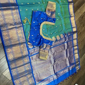 Pure Gadwal silk saree with magam work blouse