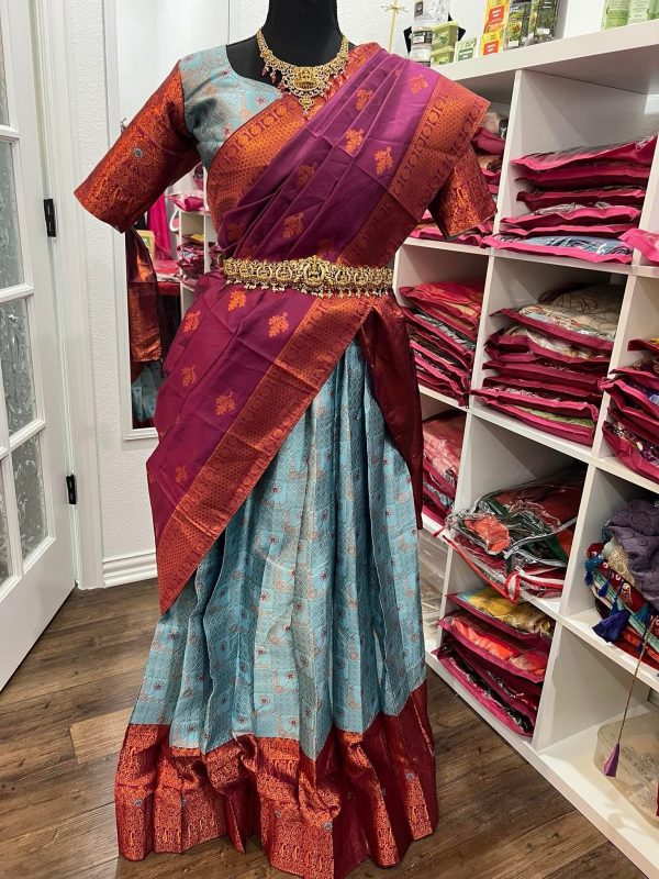 Semi Kanchi pattu lehanga