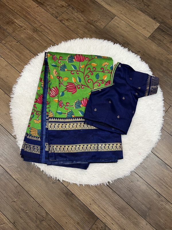 Kalamkari semi silk