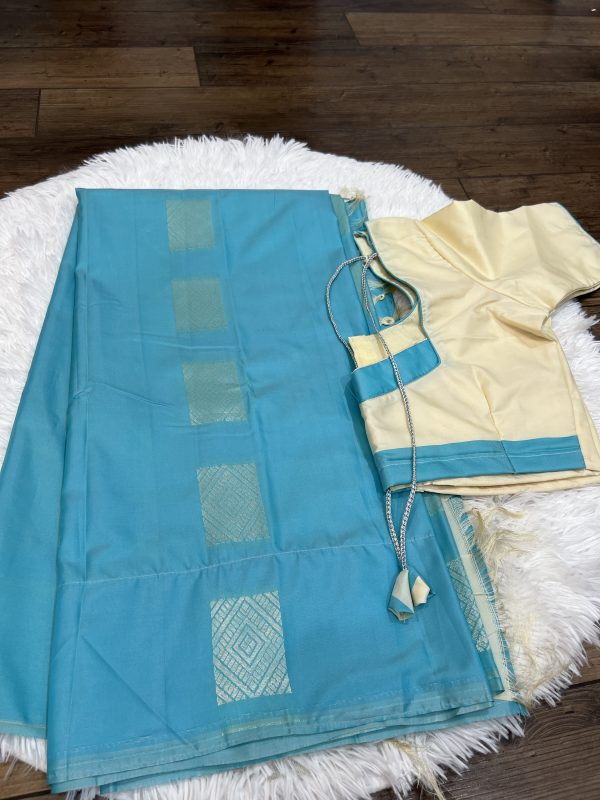 Semi Kanchi soft silk sarees