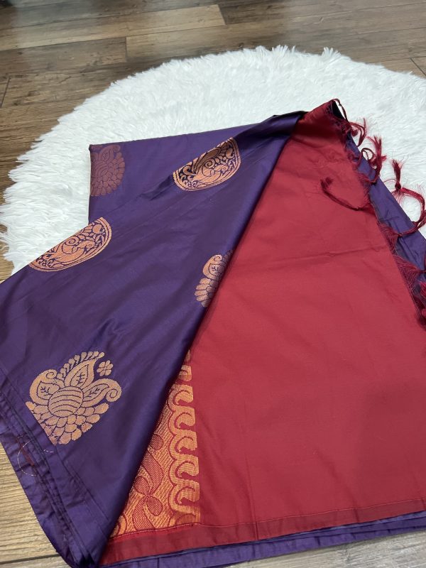 Semi Kanchi soft silk sarees - Image 2