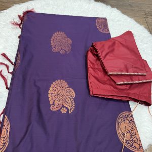 Semi Kanchi soft silk sarees