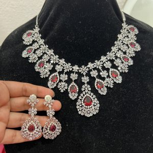 Semi Bridal Cz Ad set