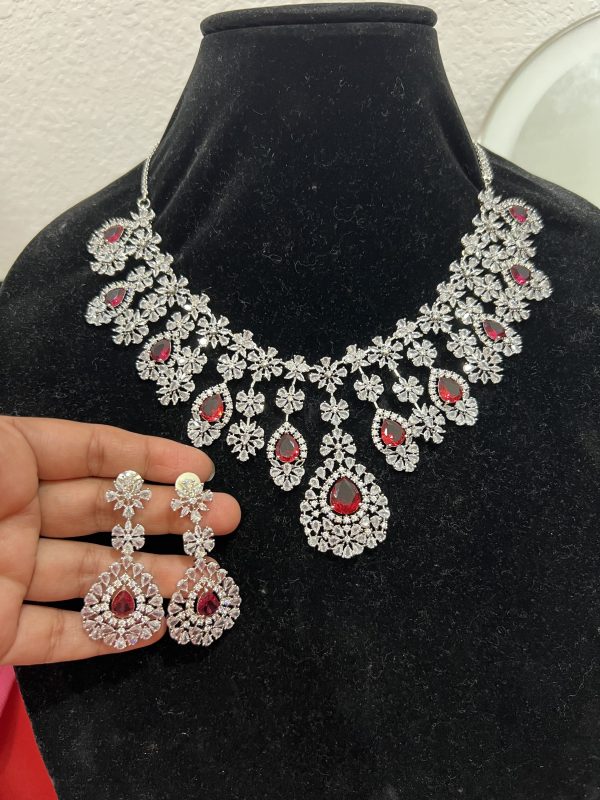 Semi Bridal Cz Ad set